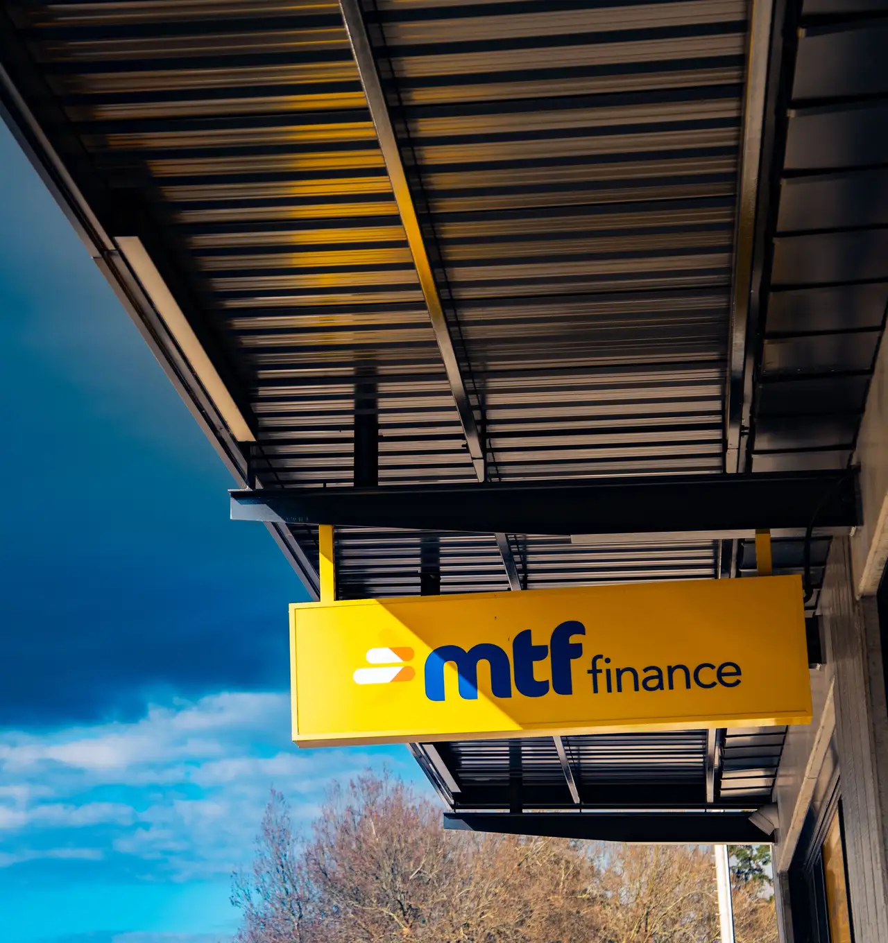 MTF Finance Cambridge sign