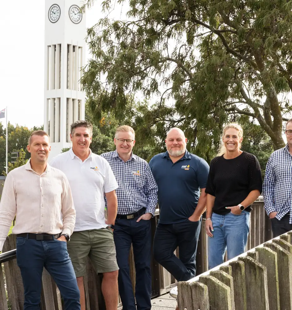 Palmerston North Team By Clock Tower